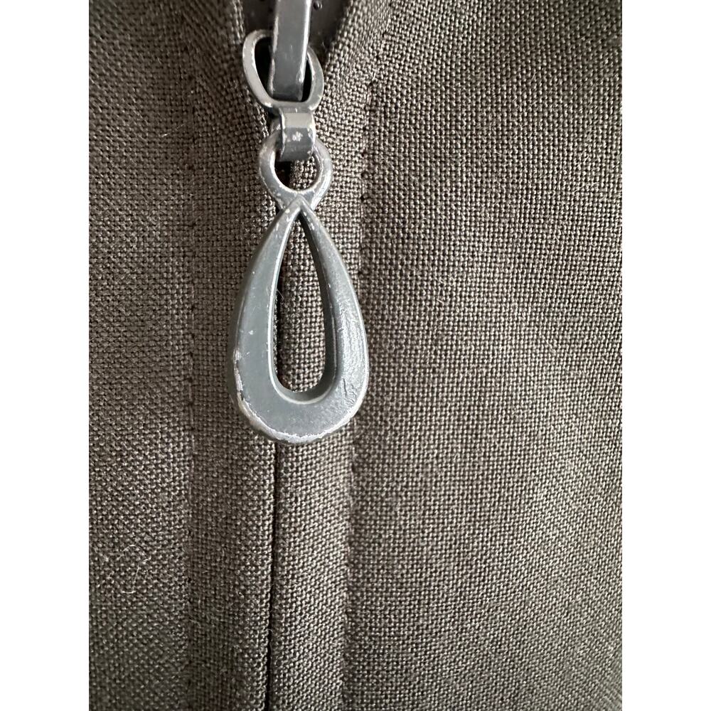 Pendleton Wool Blend Zip Front Jacket Petite 6 Ol… - image 4